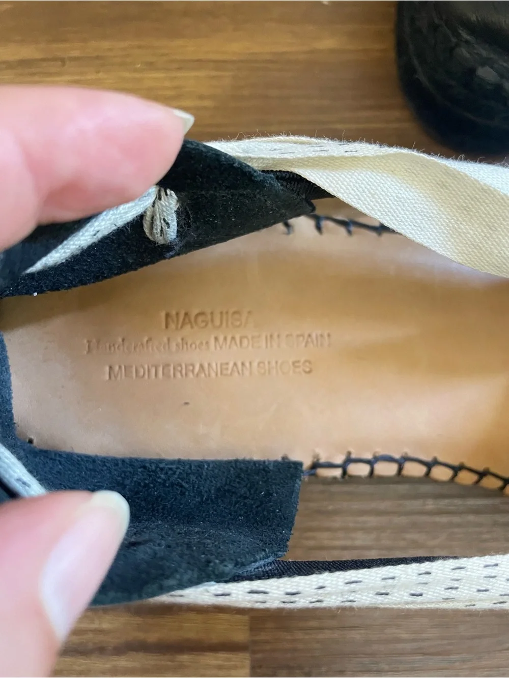 NAGUISA Sukha Lace Up Flat Espadrille‎ Shoes Size 41/9.5
